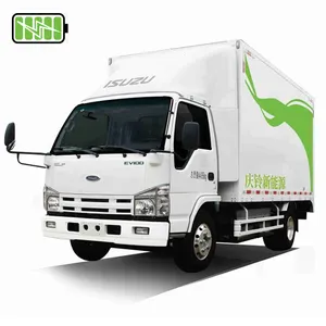 फैक्टरी क़िंगलिंग ISUZU ट्रक EV100 चीन 5T वाणिज्यिक इलेक्ट्रिक कार्गो ट्रक / नई ऊर्जा वाहन मिनी 4x4 इलेक्ट्रिक लाइट ट्रक