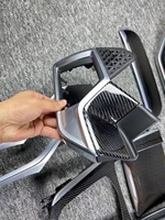 Kits integrales para BMW X5 X6 X7 100%, adornos interiores de coche de fibra de carbono Real, accesorios para cubierta de puerta de salpicadero