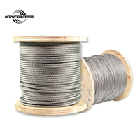 Professioneller Hersteller 201 1mm Dickes Edelstahl Geschweißtes Flexibles Drahtseil Edelstahl-Drahtgeflecht Seil Stahlkabel Fabrikpreis