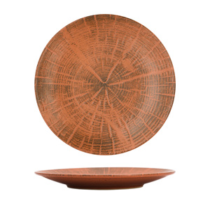 Assiette plate en terre cuite Forest 27 cm - Product Image 3