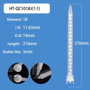 Boquilla Mezcladora Estática Cuadrada 0824, Puntas Mezcladoras para Cartuchos de Adhesivo, Jeringa de 250ml, 400ml, 490ml, Relación 4:1, 10:1, MFQX 08-24T - Product Image 6