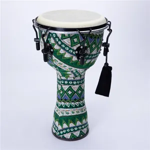8"/ 10"/12" Großhandel Kinderspielzeug mit Exquisiten Mustern 12 Größen Runde Afrikanische Trommel Djembe - Product Image 2