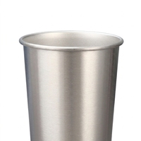 Vaso de Acero Inoxidable 304, Taza de Agua de 350 ml y 500 ml, Acabado Mate Esmerilado, 10 Colores, Logotipo Personalizado, Venta al por Mayor
