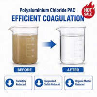 Chlorure de polyaluminium à faible dose PAC, coagulant haute efficacité
