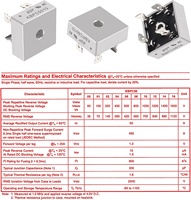 Pont redresseur à diodes 1000V 50A KBPC5010 KBPC2510 KPBC3510 pour générateur, fourni par le fabricant d'origine de Shenzhen, 5 pièces / CN;GUA