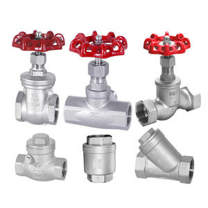 Robinet à soupape sphérique en acier inoxydable SS304 de haute qualité, filetage femelle, 201 DN15 1/2" DN20 3/4" BSP - Product Image 1