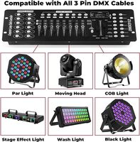 U'King Mini Operator DMX192 Contrôleur de lumière de canal de contrôle Console DMX 512 Contrôleur d'éclairage de scène