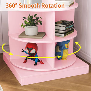 Commercio all'ingrosso stile moderno rotondo <span class=keywords><strong>scarpiera</strong></span> in legno armadietto personalizzabile soggiorno mobili 360 rotanti <span class=keywords><strong>scarpiera</strong></span> <span class=keywords><strong>rosa</strong></span> - Product Image 4
