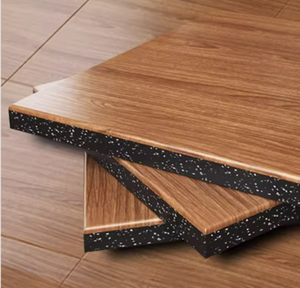 Rouleaux de revêtements de sol en caoutchouc imitation bois, imperméables et écologiques, fabriqués par DINGYE, pour bureaux et hôtels - Product Image 1