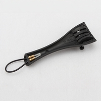 4/4-1/10 Model Carbon Fiber Violin String Plate with Tail Rope Includes Four Fine-Tuning Pull Plates