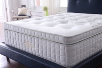 Matelas à ressorts orthopédique en mousse à mémoire de forme Super King Single, 10 cm d'épaisseur, design moderne rafraîchissant, idéal pour hôtels et usage domestique