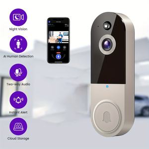 <span class=keywords><strong>Campanello</strong></span> Video Wireless HD 1080P con Visione Notturna, Archiviazione Cloud, Monitoraggio <span class=keywords><strong>Remoto</strong></span> di Sicurezza, App Tuya, Display OLED - Product Image 5
