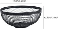Vente en gros de paniers de cuisine en treillis métallique galvanisé de haute qualité panier de rangement en fil métallique panier de fruits et légumes en treillis métallique