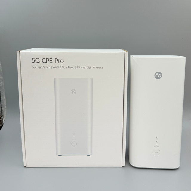 Smartone H158-381 PRO 5G CPE Router Dual-Band WiFi 6 2167Mbps 3 LAN Ports WPS RJ45 RJ11 NanoSIM WEP Encryption Home Use