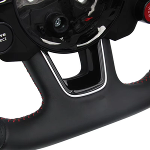 Volant <span class=keywords><strong>Audi</strong></span> personnalisé à double bouton en cuir pleine fleur pour A5 A7 Q5 Q8 TT S3 S4 S5 RS3 RS4 RS6 R8 Sport Racing Modification - Product Image 2