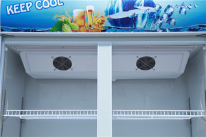 Réfrigérateur vertical de présentation en promotion, grande capacité, vitrine verticale populaire - Product Image 2