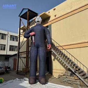 Espectáculo de escenario de <span class=keywords><strong>teatro</strong></span>, decoración de hombre payaso inflable, globo de Mascota de hombre fumador inflable de alta calidad para publicidad - Product Image 6