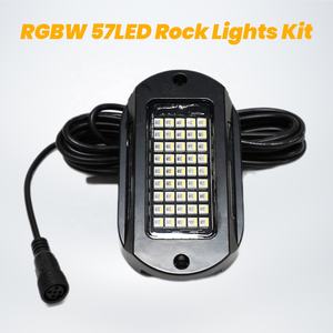 Kit de 4/6/8/10/12/16/20 éclairages LED RGBW multicolores 57 LED pour camion tout-terrain, éclairage d'ambiance pour <span class=keywords><strong>remorque</strong></span>, télécommande <span class=keywords><strong>Bluetooth</strong></span> - Product Image 1