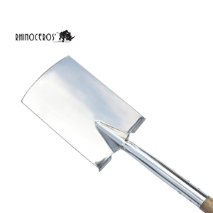 Pala de herramientas de jardín de acero inoxidable con mango de madera, promoción - Product Image 4