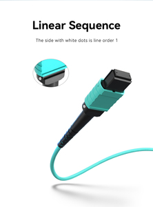 Cable de Fibra Óptica Multimodo GAINTECH MPO-MPO de 8 Núcleos OM3 con 1 Año de Garantía para Aplicaciones FTTH - Product Image 2