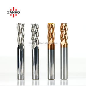 ZANHO haute vitesse carbure monobloc CNC fraise Durable approvisionnement d'usine non revêtu Rouhing fraise en bout pour l'ébauche d'étain - Product Image 2
