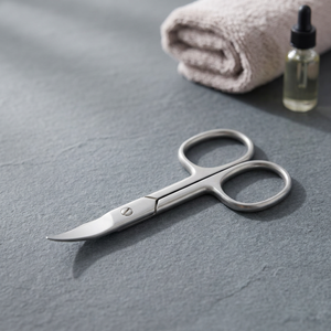 Professional Left-<b>Handed</b> Manicure Scissors with Titanium Straight Blade Custom Logo Plastic Handle for <b>Nail</b> Art - Product Image 3