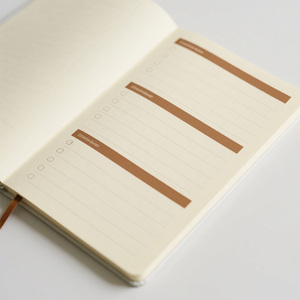 <span class=keywords><strong>Copertina</strong></span> morbida A5 blocco note rilegato in pelle promozione personalizzato Logo in rilievo PU Notebook 96 fogli - Product Image 3