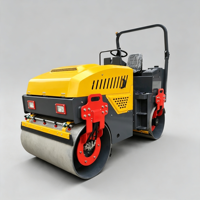 Compacteur routier à roues vibrantes à double tambour de 6 tonnes à vendre