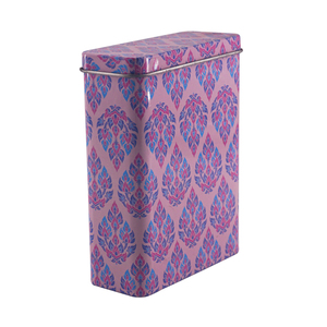 Trung Quốc Nhà máy tùy chỉnh sang trọng màu sắc lớn xe gắn nhà bếp Ceylon Loose Leaf kim loại vuông kim loại hộp thiếc bao bì cho trà - Product Image 2