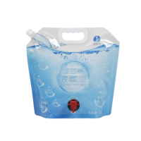 Conteneur d'eau pliable de qualité alimentaire sans BPA Capacité de 5L 10L 20L Feuille d'aluminium Blocage de lumière