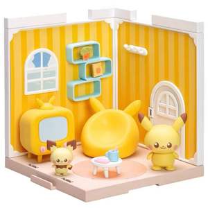 Pokemoned Figure Poke Peace House Anime Figures Pocket Monster Scène Ornement Enfants Cadeau De Noël Jouets Monstre Collection Enfant Jouet - Product Image 1