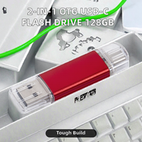 Offre Spéciale HXQ 2-en-1 OTG Clé USB 128GB/64GB/32GB/16GB/8GB/4GB USB 3.0 Type-C Memory Stick pour Android PC Nouveau 2-Année