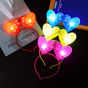 Fascia Per Capelli A LED Con Luce Lampeggiante, Fascia Per Capelli Con Luce Lampeggiante, Accessori Per Capelli Per Feste - Foto 3