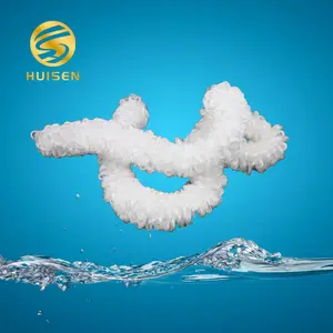 Materiale filtrante Huisen tipo di biofilm cavo intrecciato trattamento delle acque bio cord riempitivi intrecciati a corda per acque reflue