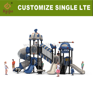 Baihe Vliegtuig Glijbaan Voor Kinderen Buiten-Duurzaam Metaal En Plastic Luchtvaart Thema Speeltoestellen Ce Gecertificeerd - Product Image 3