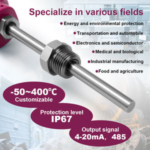 เครื่องส่งสัญญาณอุณหภูมิสำหรับอุตสาหกรรมอาหาร ระดับ 304/316 พร้อมเทอร์โมเวลล์ รองรับ OEM/ODM มาตรฐาน IP65 รับประกัน 1 ปี เซ็นเซอร์วัดอุณหภูมิ - Product Image 5