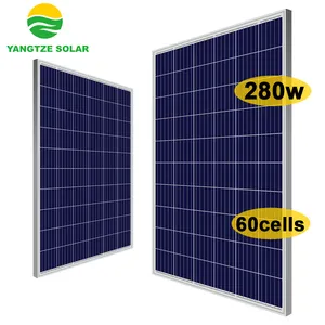 Yangtze 24V 260W 270W 280W จัดส่งฟรีแผงเซลล์แสงอาทิตย์