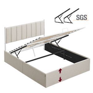 Кровать для хранения с мягкой обивкой - Product Image 1