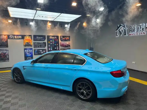 Emballage de film de couleur de carrosserie bleu ciel brillant pour animaux de compagnie emballage de voiture en PVC vinyle ultra brillant cristal bleu ciel PPF - Product Image 6