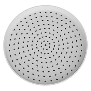 <b>Round</b> <b>Serving</b> <b>Tray</b> With Gray Dots Plastic Plate For Hotel Coffee Tea Snacks 12 Inch - Product Image 5
