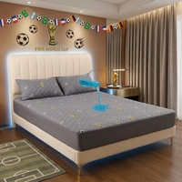 Protège-matelas en tissu polyester matelassé à ultrasons, imperméable, hypoallergénique, anti-acariens, taille et couleur personnalisées