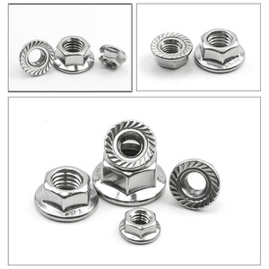 Tuerca de Brida de Acero Inoxidable 316 DIN 6923 de Alta Calidad a Precio de Fábrica, Varios Tamaños M4 M5 M6 M12 M14 para Aplicaciones de Tornillos - Product Image 4