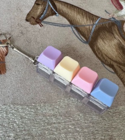 case-light purple/light yellow/light pink/haze blue