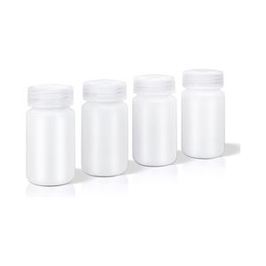 Botella de Plástico PET Vacía para Píldoras, Cápsulas, Vitaminas y Suplementos, con Certificación CE, Tapa Dorada Serigrafiada, Venta al Por Mayor - Product Image 1