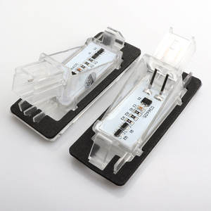 Nouvelles lumières de plaque d'immatriculation LED super brillantes pour voiture, étanches, en ABS, lampe d'immatriculation pour Duster 2010, économie d'énergie, 12V 3W - Product Image 6