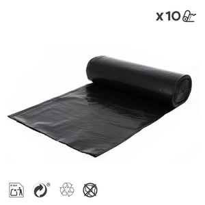 Sacchi per la Spazzatura Facili da Chiudere, 120 Litri, Rotolo da 10 Sacchi - Product Image 5