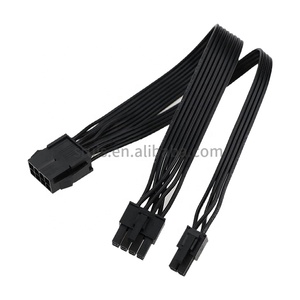PCI express 8pin à double 6 + 2Pin câble d'alimentation PCIe 8 broches 1 à 2 séparateur pour Corsair RM1000 RM850 <span class=keywords><strong>RM750</strong></span> RM650 RM550 RM - Product Image 1