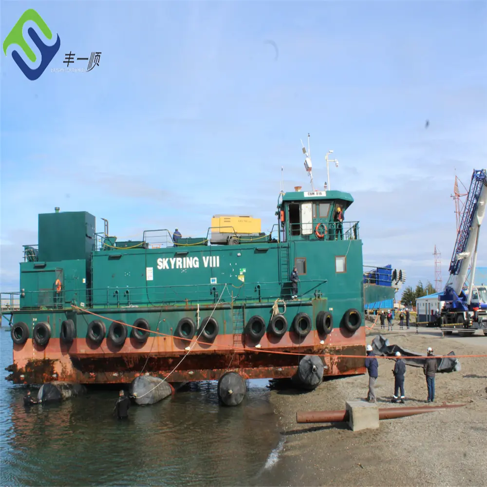 Penggunaan kantong udara laut untuk peluncuran kantung udara laut penyelamatan kapal berat profesional
