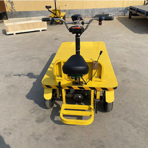 इलेक्ट्रिक फोर-व्हील फ्लैट कार की दुकान कार इलेक्ट्रिक ट्रॉली गोदाम कार्गो ट्रॉली इलेक्ट्रिक फ्लैट कार्गो कार - Product Image 6