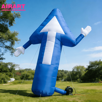 Mannequin gonflable publicitaire de style Air Dancer |   Publicité Air Man pour les entrées de magasins |   Homme ballon gonflable
